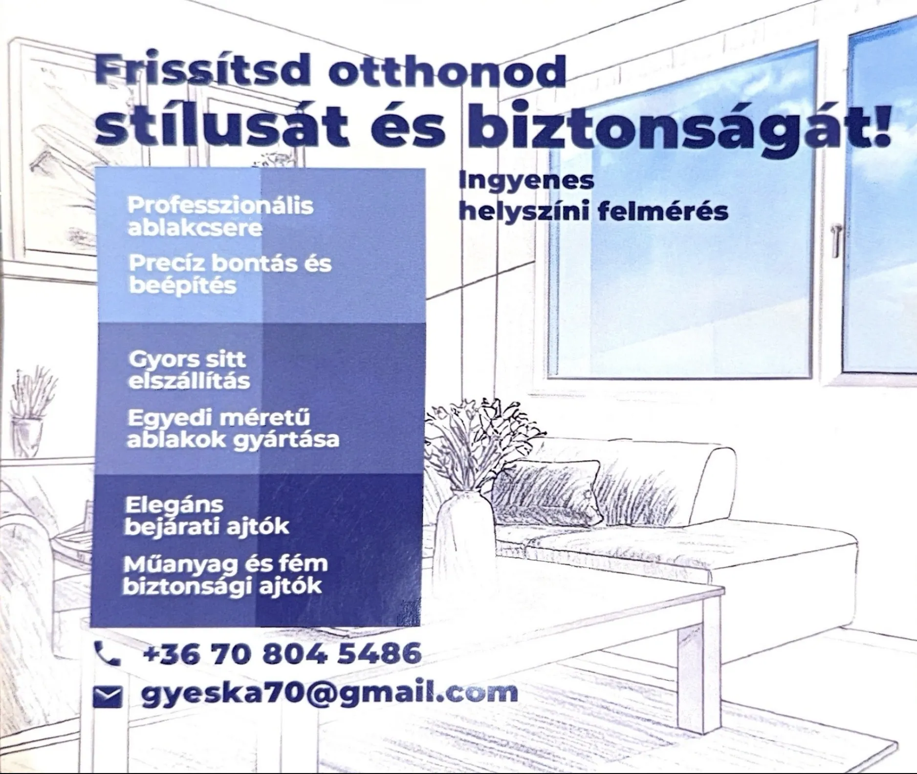 Szórólap első része